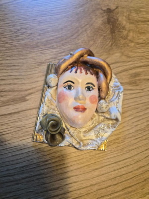Venetian decorative mask handmade, used