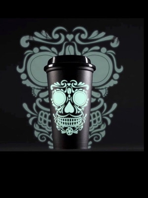 Starbucks Dia De Los Muertos επαναχρησιμοποιούμενο ποτήρι με φωσφορίζον κρανίο, Limited Edition καινούργιο