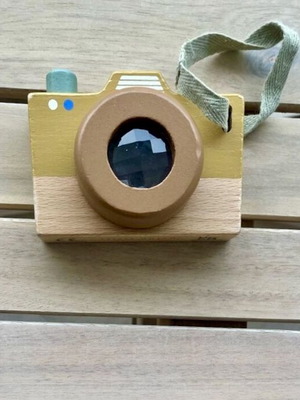 Wooden kaleidoscope new with retention cord