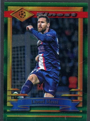 Κάρτα Lionel Messi 2022-23 Topps Finest Flashbacks UEFA σαν καινούργια