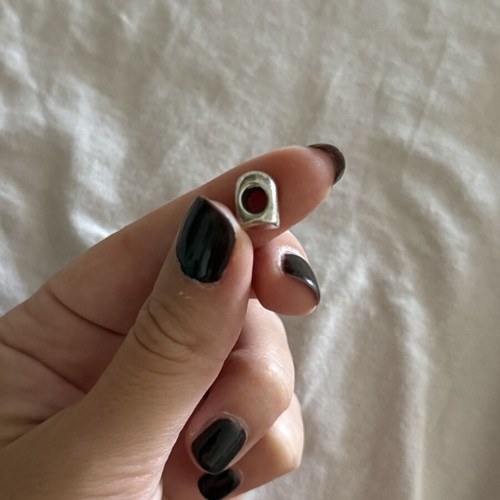 Pandora ghost charm, silver