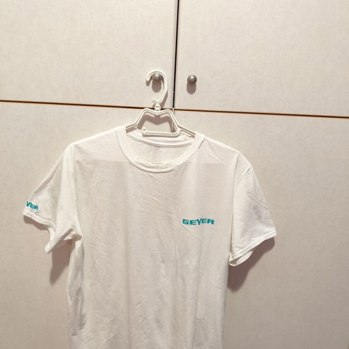 White cotton t-shirt size L like new