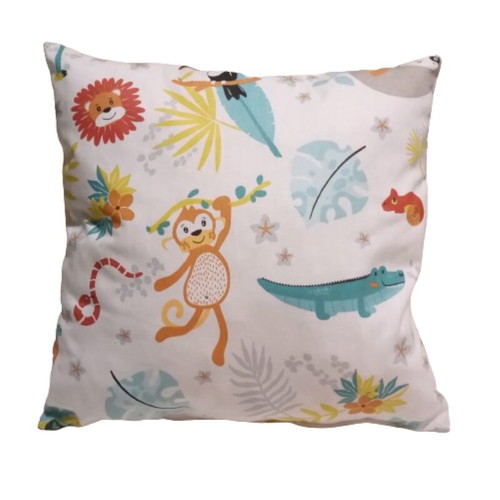 Set of 2 square with jungle and mountain animals (28 x 28 cm and 33 x 34 cm)