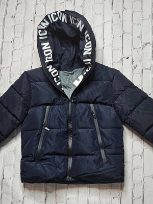 Icon winter boys coat size 6, new, blue