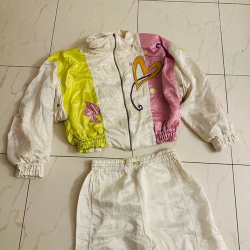 Laurel lifestyle tracksuit like new, size S, white and pink