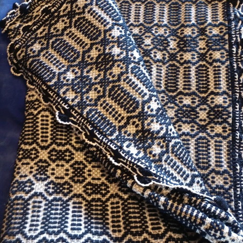 Wool throw new 155x200 vintage design