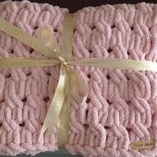 Alize Puffy Handmade Baby Blanket made to order, hypoallergenic