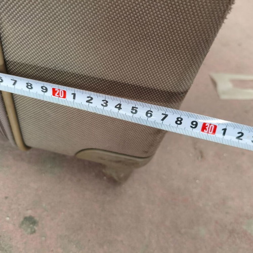 Βαλίτσα τροχήλατη μεταχειρισμένη, μπεζ, 50x28x78 εκ.
