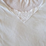Pack of three women's medium tops used, cotton and lace