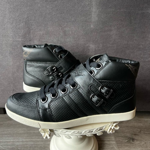 Robin’s Jean Harrington Black High-Top Sneakers New Size 42