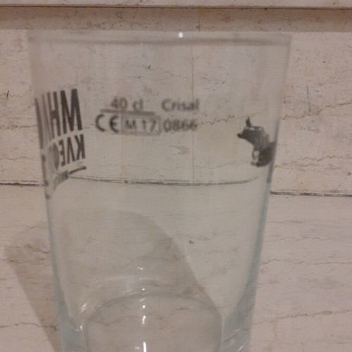 Set of 6 Milokleftis Crisal Glasses new, 400ml