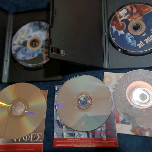 Greek movies DVD set used, 5 discs with subtitles