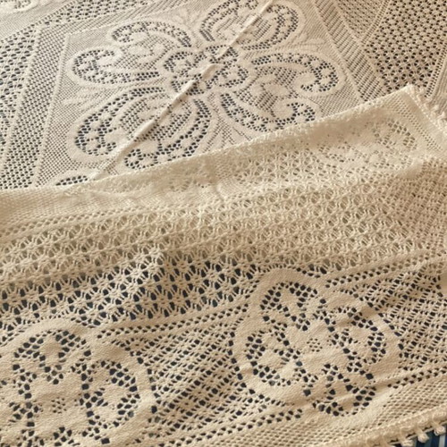 Handmade knitted vintage bed cover like new
