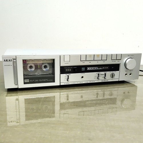 Akai CS-F14 vintage cassette deck used, Dolby B/C, metal tape