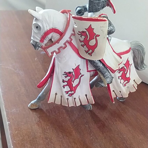Knight of the Dragon figure used, vintage