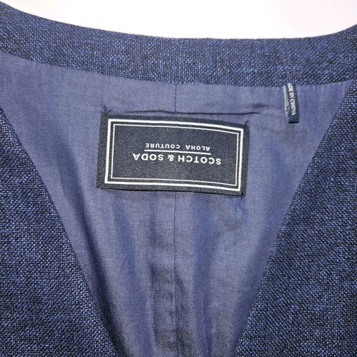 Scotch & Soda vest new, unisex, size L, blue