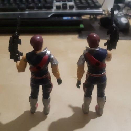 GI Joe Cobra Xamot and Tomax figures like new