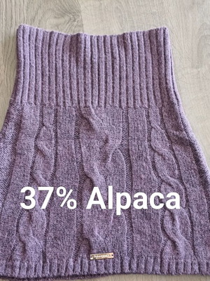 Liu Jo knitted skirt new, wool blend, purple, size M