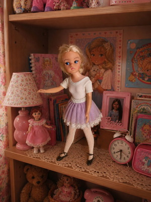 Vintage Sindy Pedigree Active Ballerina κούκλα μεταχειρισμένη, κατασκευή Hong Kong