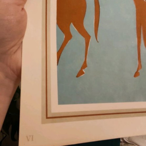 Mycenaean colored paintings used from frescoes and golden funerary offerings