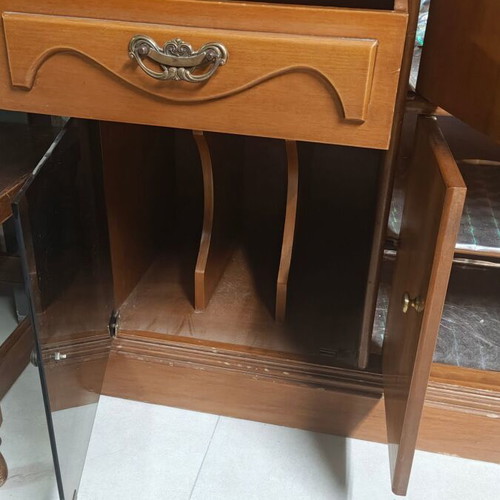 Entrance furniture used, wooden, heavy