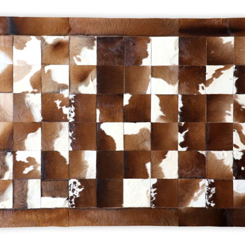Leather rug new, size 185x120