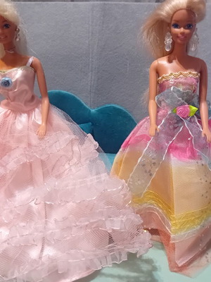 Barbies lot No9 with dance dresses