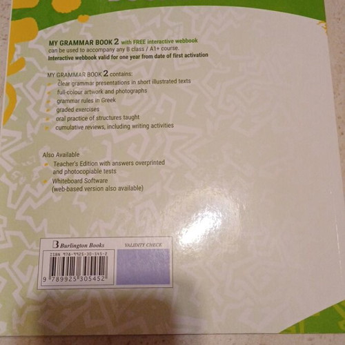 My Grammar Book 2 Burlington