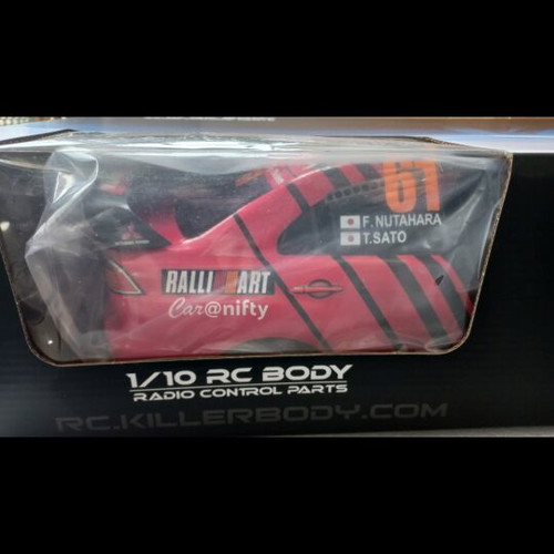 Mitsubishi Evo 10 Killerbody Lexan RC car body 1/10 scale 190mm