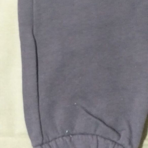 Vintage kids fleece pants dark gray new, size 10