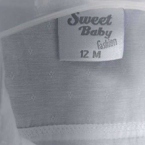 Christening set of 3 pieces for 12 months boy like new