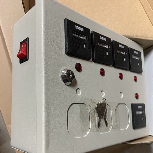 Heating autonomy panel new with 5 hour meters and key