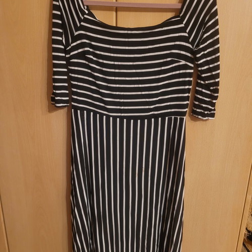Anna Riska off-shoulder dress like new, black and white, size XL