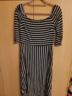 Anna Riska off-shoulder dress like new, black and white, size XL
