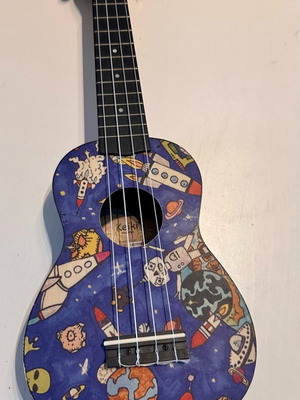 Ortega Keiki K2 Soprano Ukulele like new, Space Edition