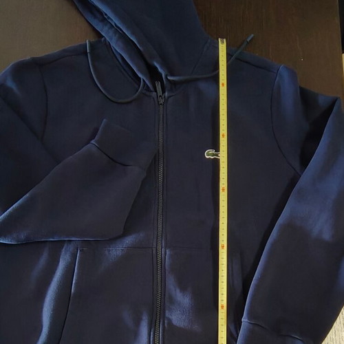 Lacoste tracksuit with hoodie and pants like new, blue, size L