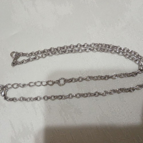 Chain used, silver color