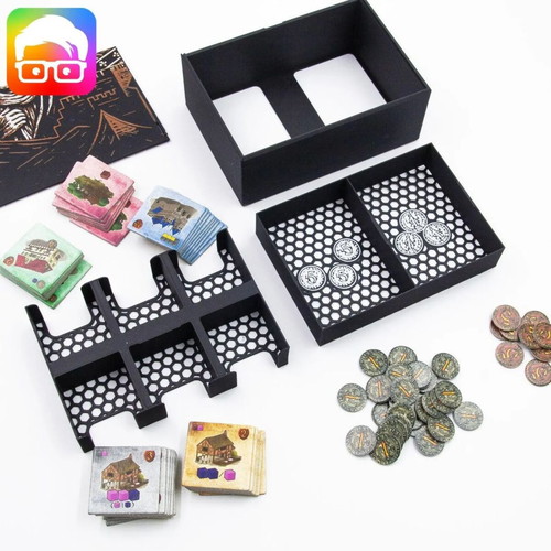 Caylus Board Game Organizer new, fits sleeved cards