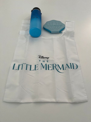 Little Mermaid collectible set with water bottle, wallet and bag new
