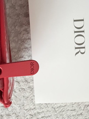 Dior toiletry bag new, red