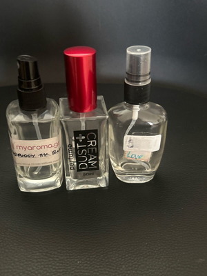 Empty perfume bottles used