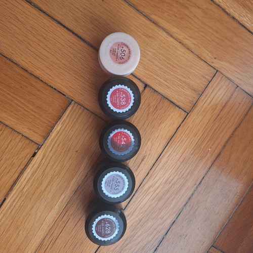 Colored gel 5ml new, set of 6 pieces