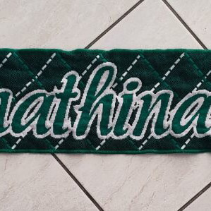 Panathinaikos collectible scarf used, centenary edition 1908-2008