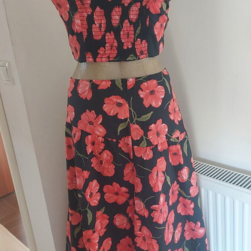 Mango summer set new, skirt and blouse, size Medium