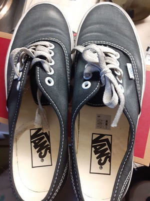 Vans Wave Washed αθλητικά καινούργια, μέγεθος 38.5, μαύρα