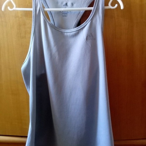 Adidas small gray tank top used, cool and lightweight