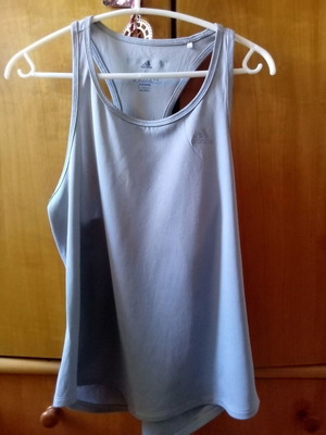 Adidas small gray tank top used, cool and lightweight