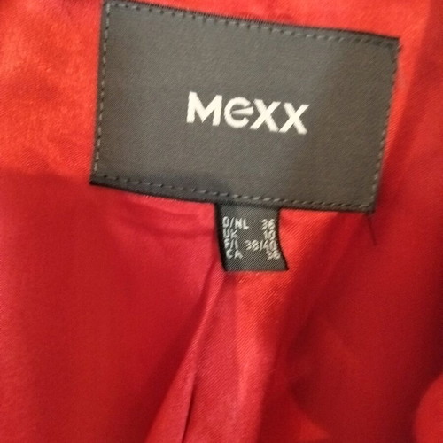 Mexx γυναικεία μάλλινη παλτοζακέτα σαν καινούργια, κόκκινη με ζωνάκι