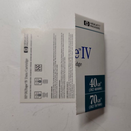 HP DLTtape IV 40/70 GB Data Cartridge used C5141F