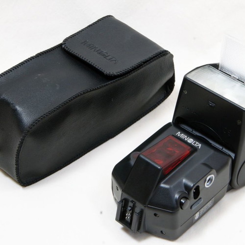 Minolta Sony Program 5600 HS Digital TTL Flash used for DSLR